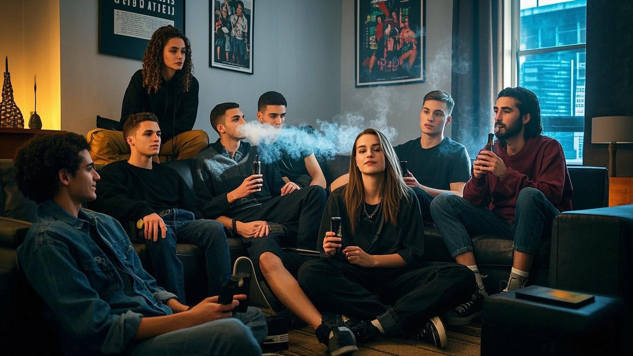 Teens vaping CBD