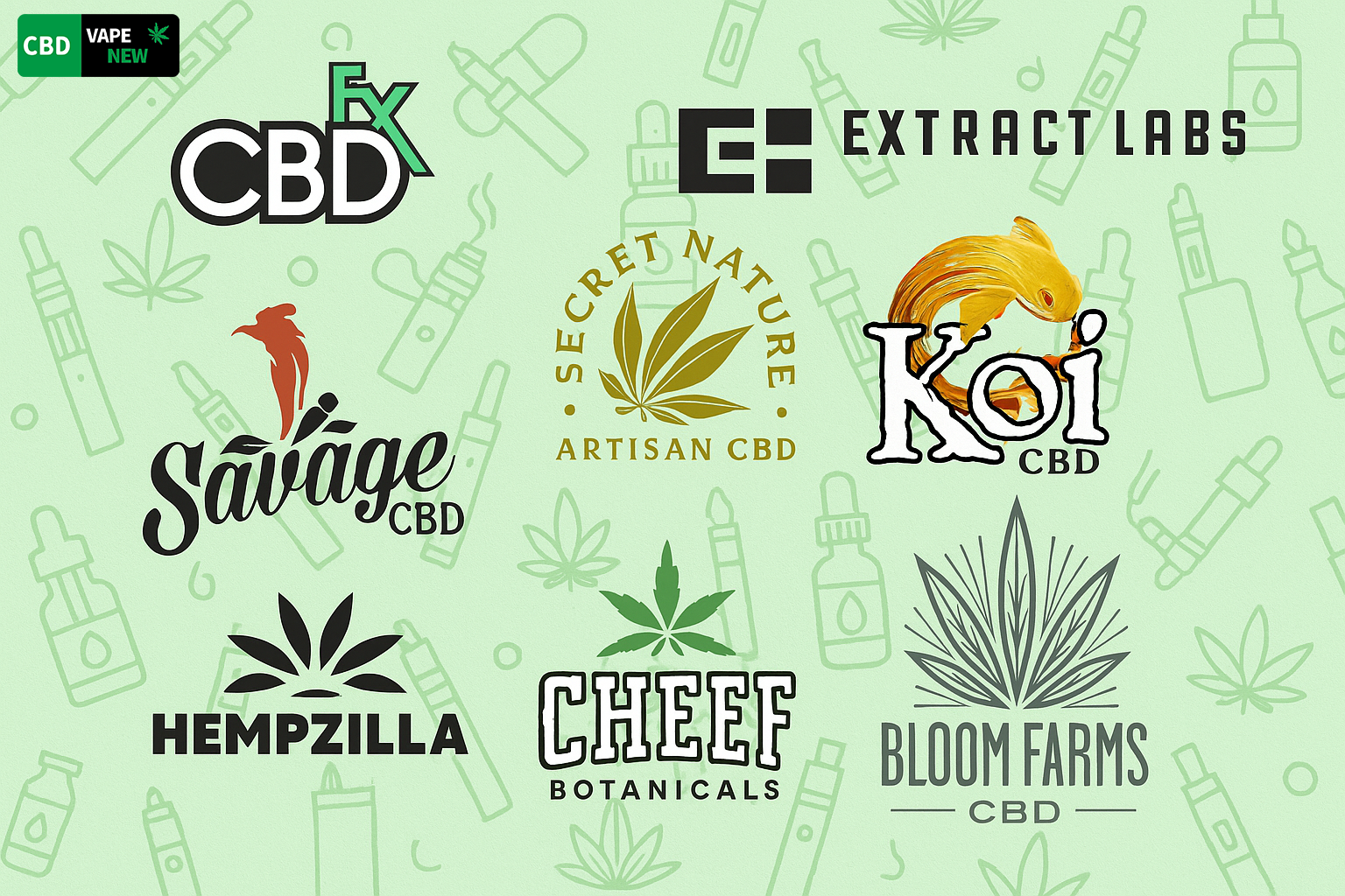 Famous CBD vape brands