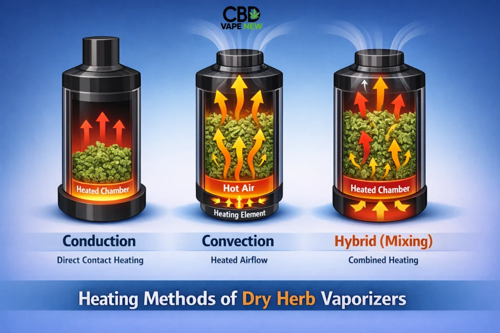 heat no burn dry herb vaporizer​