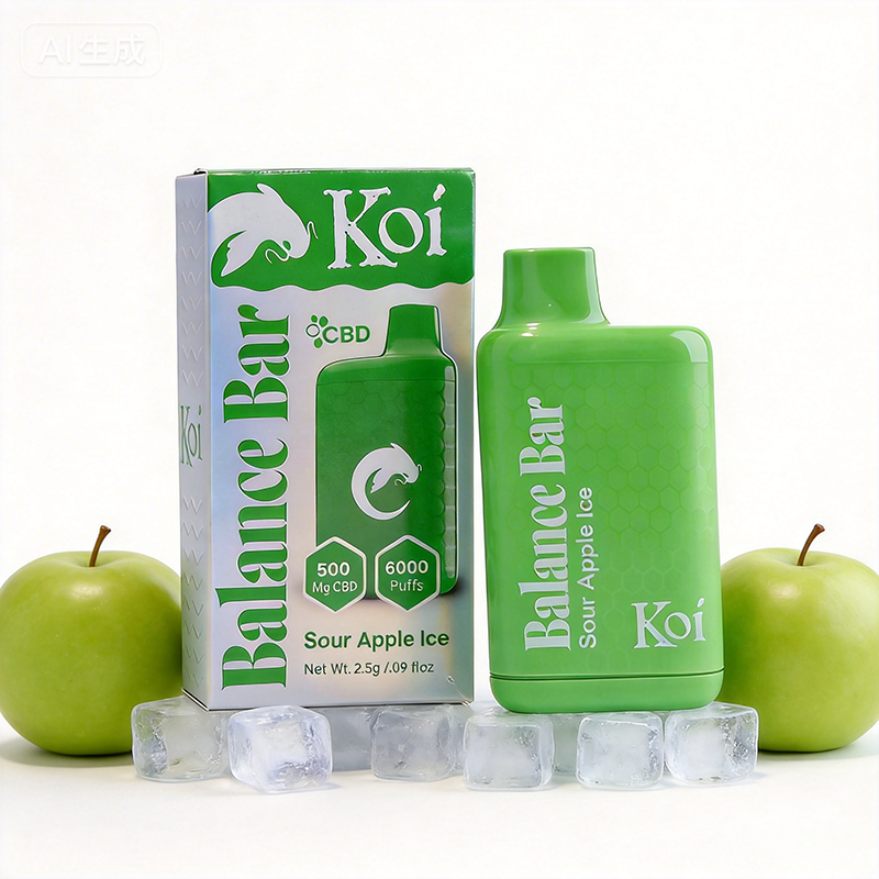 sour apple ice cbd vape for anxiety no thc